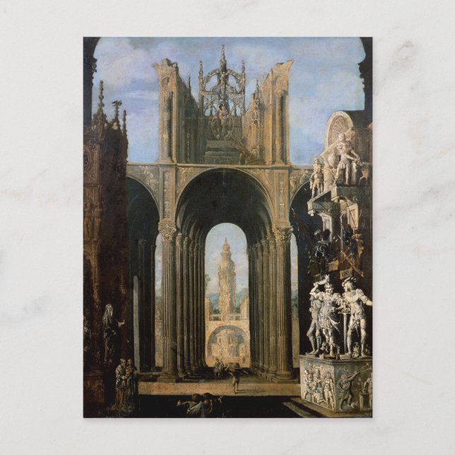 Cartão Postal Fantasia Arquitetônica (Frente)