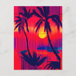 Cartão Postal Fantasía de Fuga Tropical
