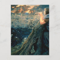 “Fantasia do Crepúsculo” por Edward Robert Hughes