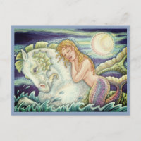FANTASIA FANTASY MERMAID RIDING MERHORSE, SEAHORSE