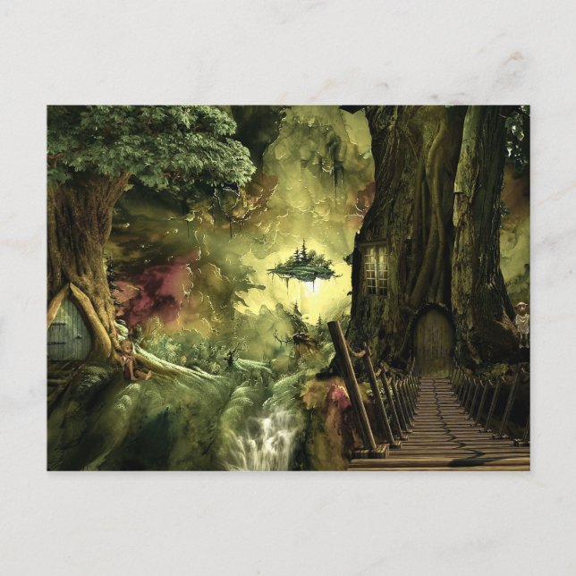 Cartão Postal Fantasia na Amazônia (Frente)