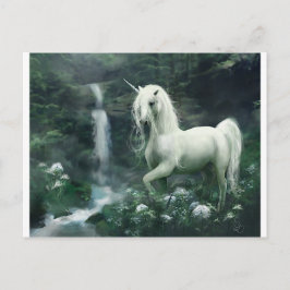 Cartão Postal fantasia unicórnio