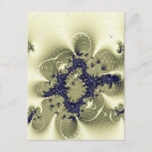 Cartão Postal Fantasia Verde