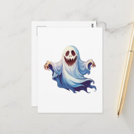 Cartão Postal Fantasma assustador