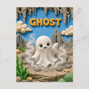 Cartão Postal Fantasma Bebê Fofo, Mitológico
