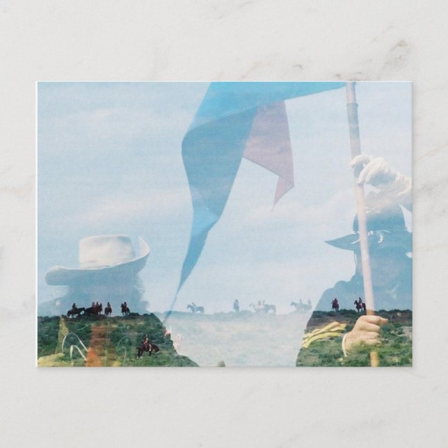 Cartão Postal Fantasma de Custer (Frente)