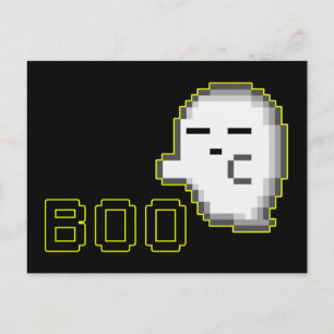 CARTÃO POSTAL FANTASMA DE HALLOWEEN - BOO 2