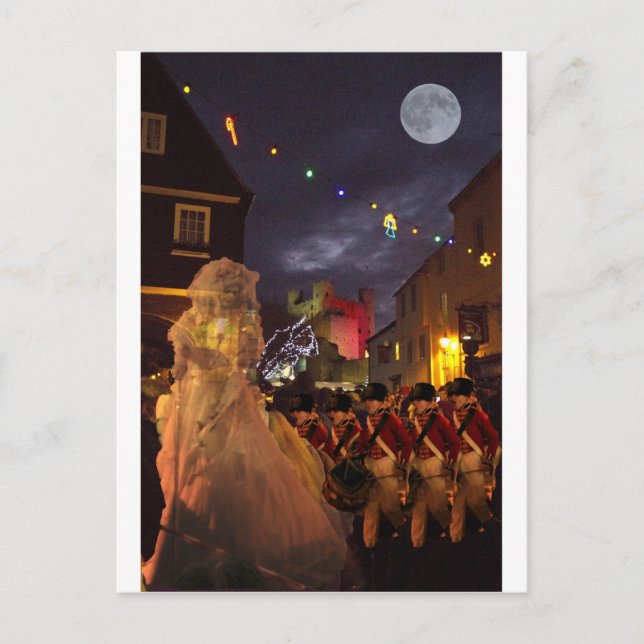 Cartão Postal Fantasma do passado Charles Dickens (Frente)