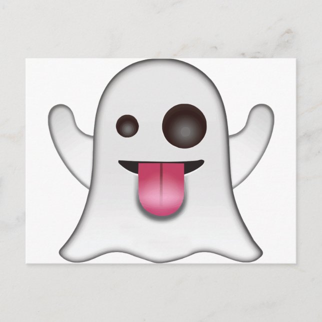 Cartão Postal fantasma_emoji (Frente)