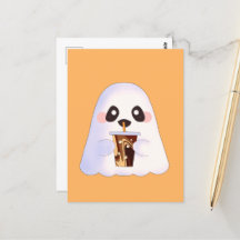 Fantasma Spooky Com Café Forçado
