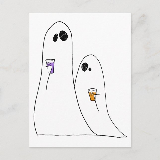 Cartão Postal Fantasmas (Frente)