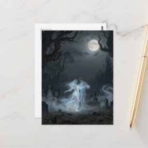 Cartão Postal Fantasmas Dançando numa Noite de Lua Cheia