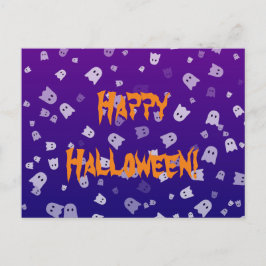 Cartão Postal Fantasmas de Halloween