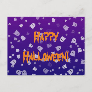 Cartão Postal Fantasmas de Halloween