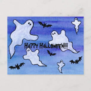 Cartão Postal Fantasmas e Bats