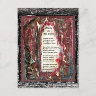 Cartão Postal Fantasmas No Armário