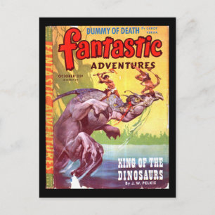 Cartão Postal Fantastic Adventures v07 n04 (Out 1945)_Pulp Art