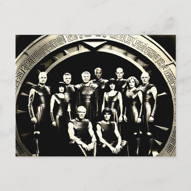 Cartão Postal Fantasy 1920 Photo Thule Society Homeworld SG-47 (Frente)