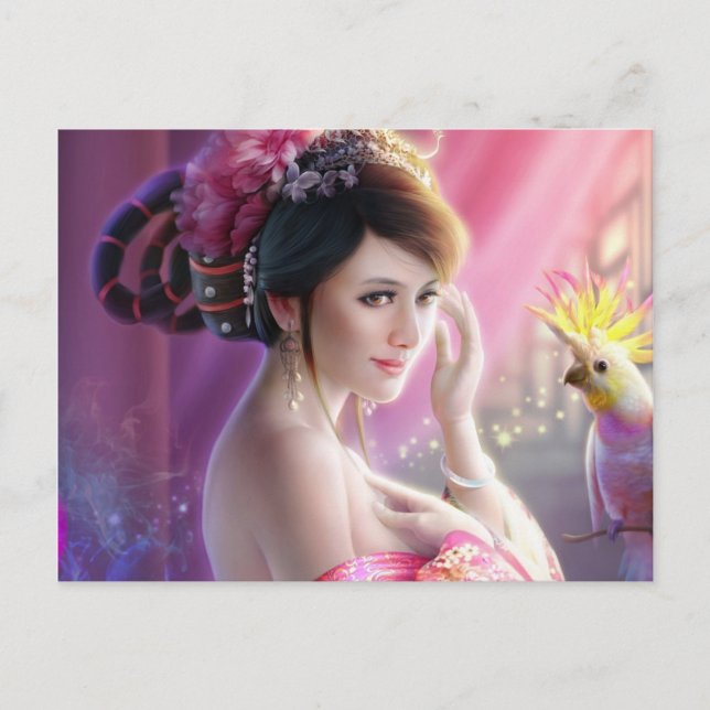 Cartão Postal Fantasy Beauty 01 (Frente)