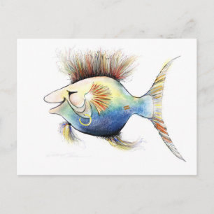 Cartão Postal Fantasy Fish: Cod Stewart