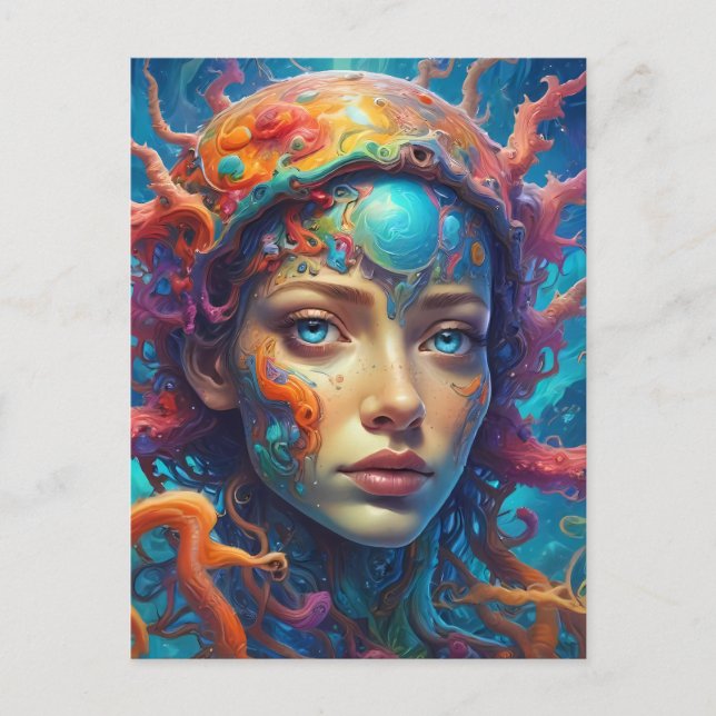 Cartão Postal Fantasy Retrait (Frente)