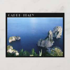 Cartão Postal Faraglioni Rocks, Ilha de Capri
