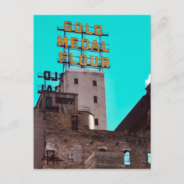 Cartão Postal farinha de medalha de ouro