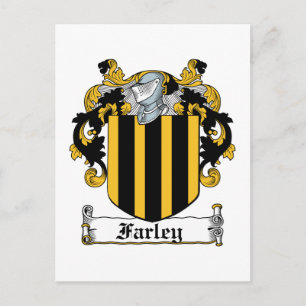 Cartão Postal Farley Family Crest
