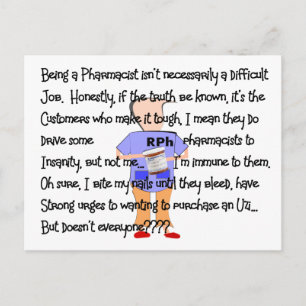 Cartão Postal Farmacêutico Oferece Arte Histórica "Brincadeira d