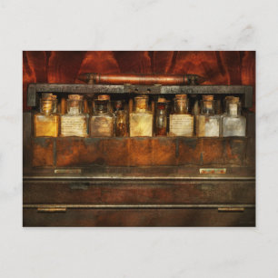 Cartão Postal Farmácia - Veterinária - Medicina para animais d