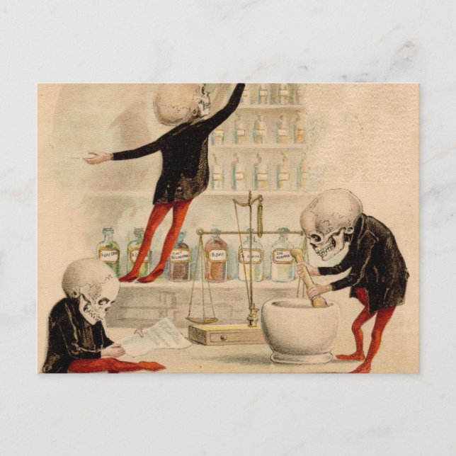 Cartão Postal Fármacos esqueléticos (Frente)