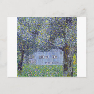 Cartão Postal Farmhouse, Gustav Klimt