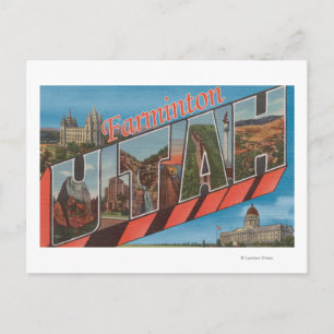 Cartão Postal Farminton, Utah - Grandes Cenas de Letra