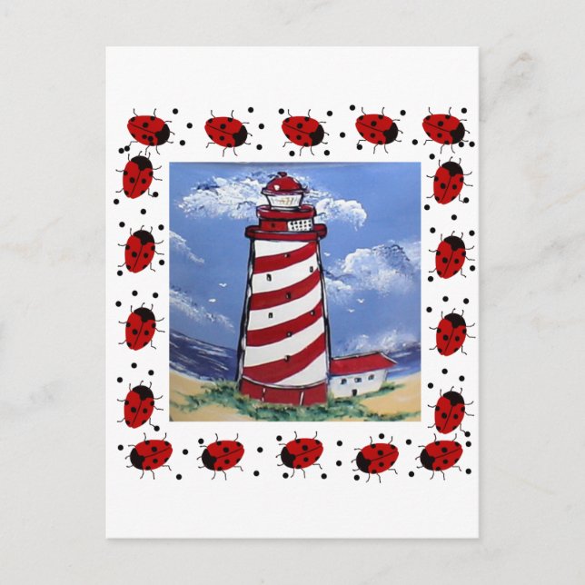 Cartão Postal Faróis de Joaninha (Frente)