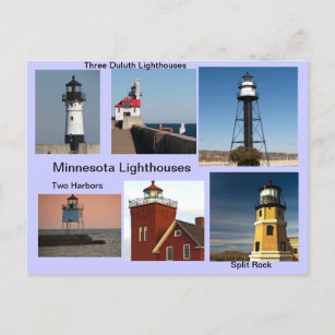 Cartão Postal Faróis de Minnesota