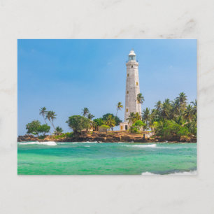 Cartão Postal Faróis Dewundara Sri Lanca