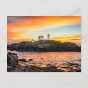 Cartão Postal Faróis   Nubble Lighthouse Maine