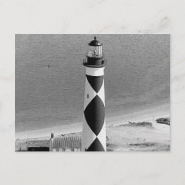 Cartão Postal Farol Cape Lookout (Frente)