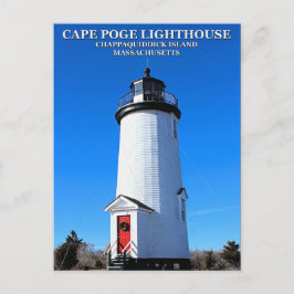 Cartão Postal Farol Cape Poge, Cartão-postal de Massachusetts