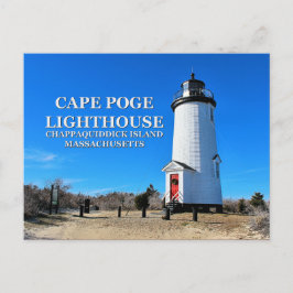 Cartão Postal Farol Cape Poge, Cartão-postal de Massachusetts