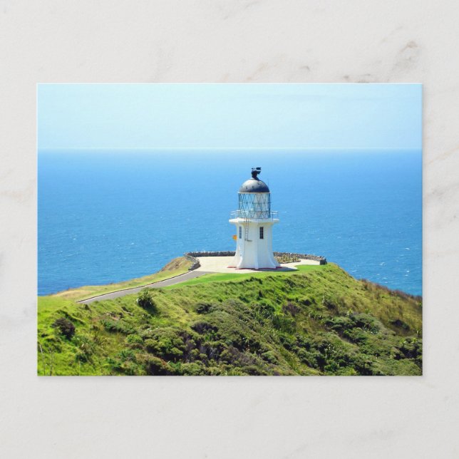 Cartão Postal Farol Cape Reinga, Nova Zelândia (Frente)