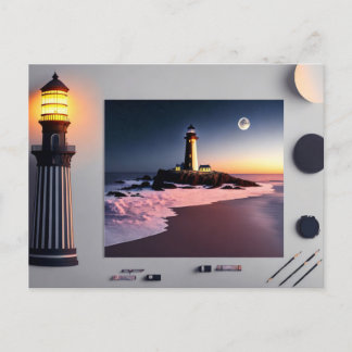 Cartão Postal Farol, Cartão-postal para o Posto