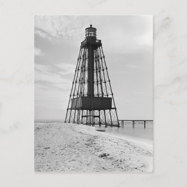 Cartão Postal Farol-Chave de Areia (Frente)