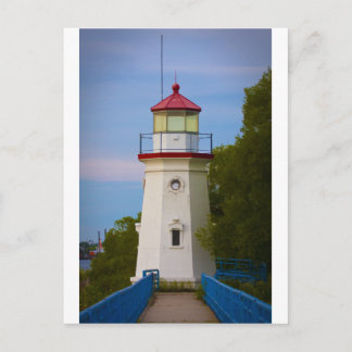Cartão Postal Farol Cheboygan #6548