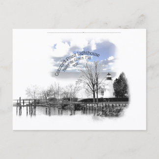 CARTÃO POSTAL FAROL CONCORD POINT - MARYLAND - CARTÃO-POSTAL
