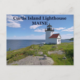 Cartão Postal Farol Curtis Island, Cartão-postal Maine