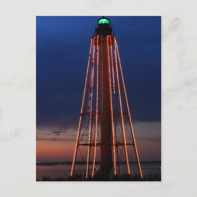 Cartão Postal Farol da cabeça de sangria (Frente)