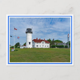 Cartão Postal Farol da Estação da Guarda Costeira de Chatham MA