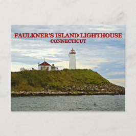 Cartão Postal Farol da Ilha de Faulkner, Cartão-postal de Connec