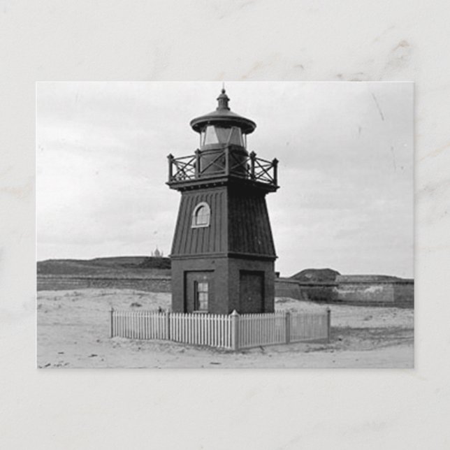 Cartão Postal Farol da Ilha de Sullivan (Frente)